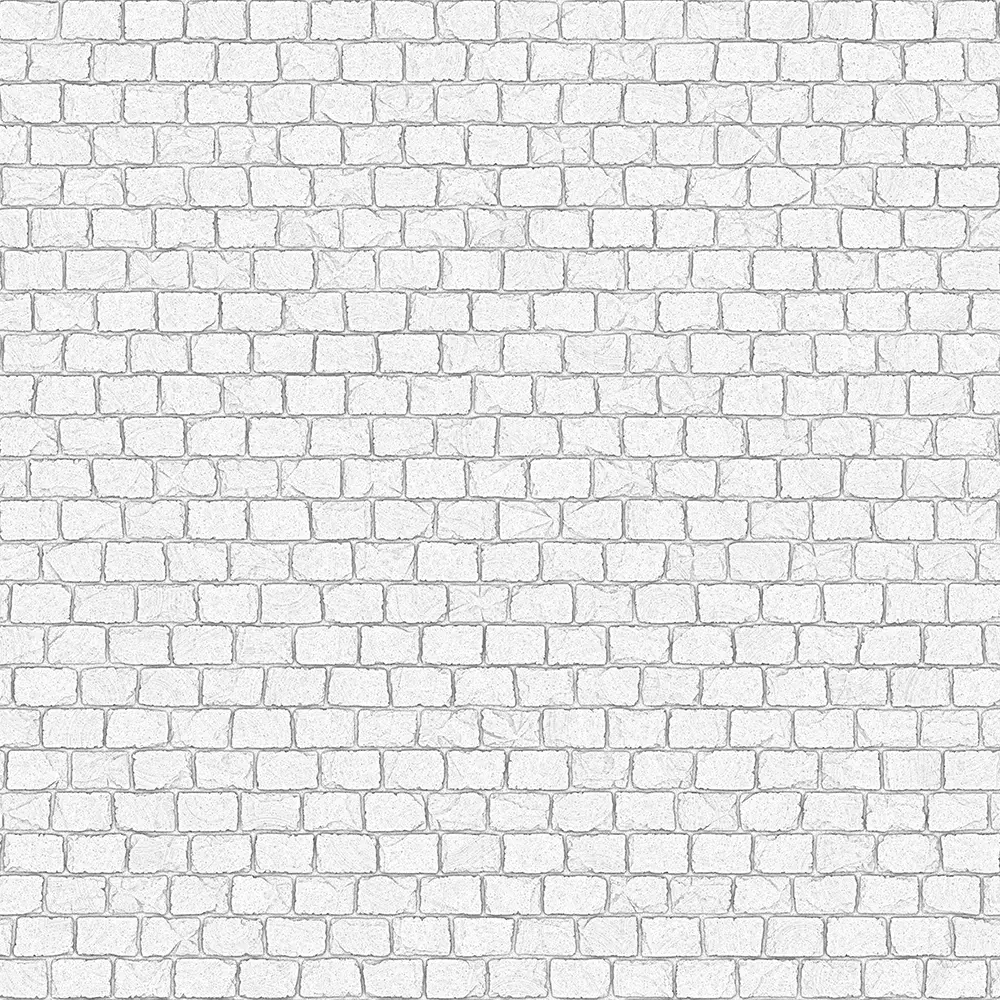 Grey Stone Brick Wall PBR Texture