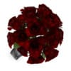 Red Roses in Black Vase - Image 3