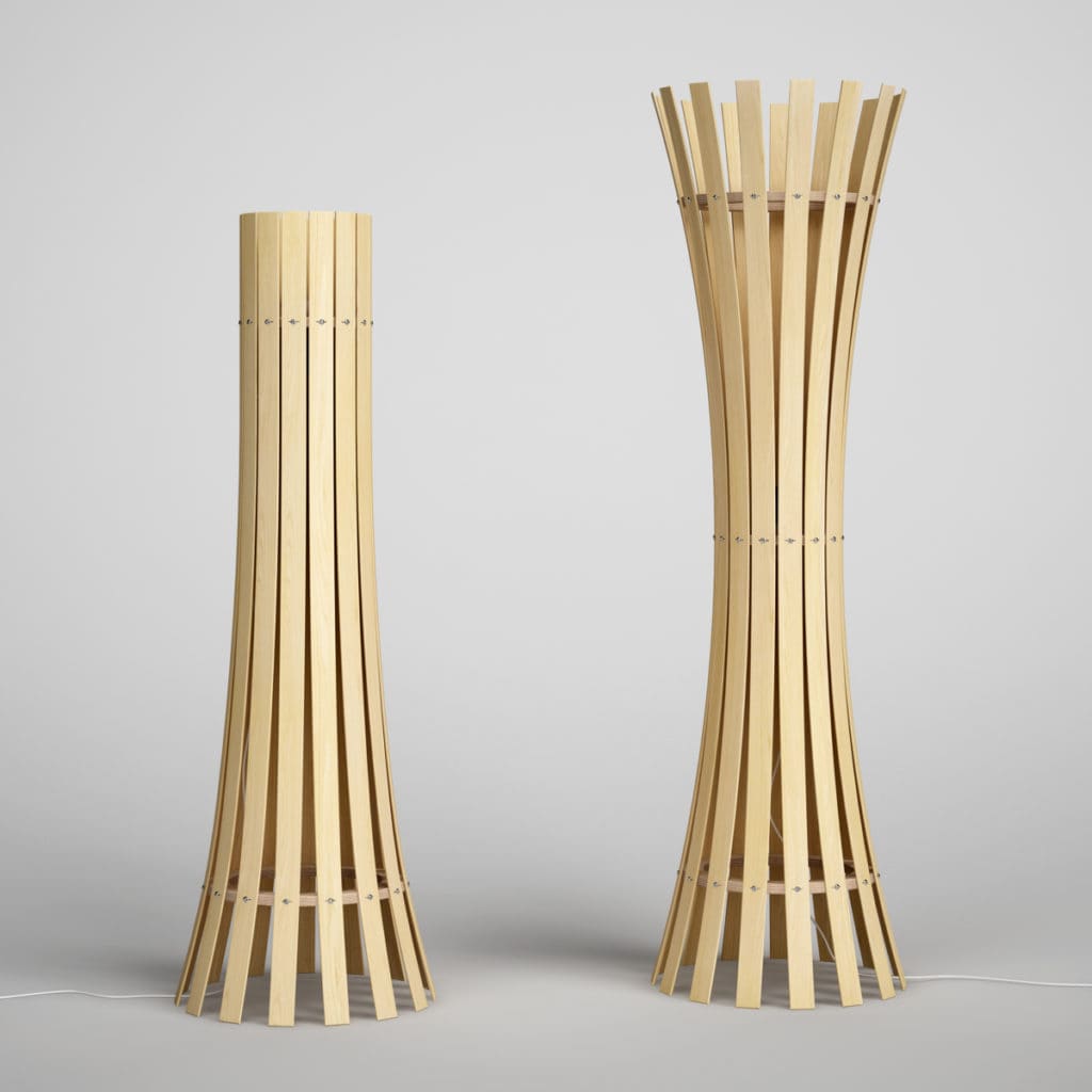 Wooden Floor Lamp 04
