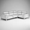 White Leather Sofa 04 - Image 2