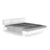 Grey Bed with White-Blue Cover - Image 2