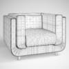 Upholstered Armchair 07 - Image 2