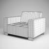 White Armchair 08 - Image 2