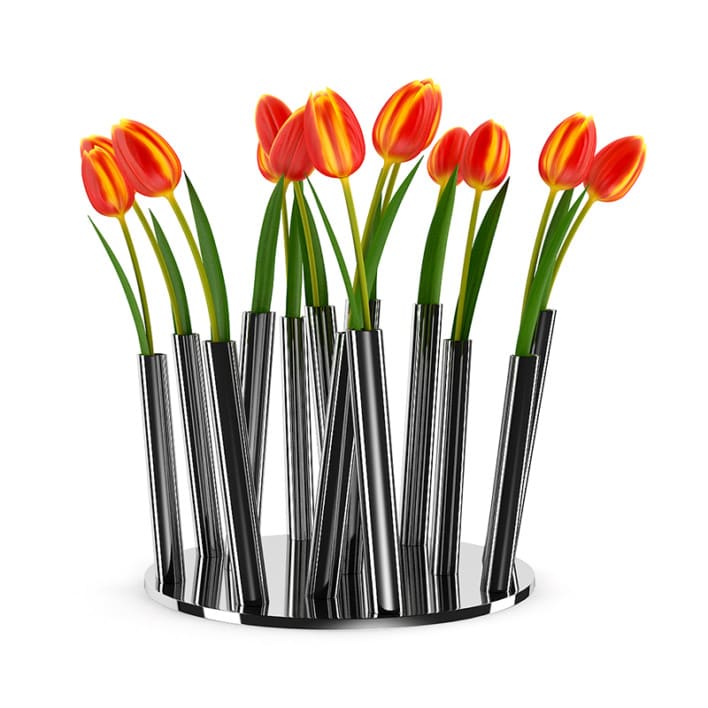 Tulips in Modern Pot