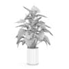 Red Flower in White Pot - Image 4