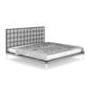 Grey Leather Bed - Image 2
