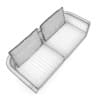 Grey Sofa with Pillows - Image 4
