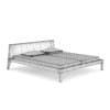 Grey Modern Bed with Pillows - Image 2