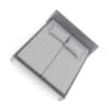 Grey Modern Bed with Pillows - Image 3