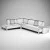 White Modern Sofa 13 - Image 2