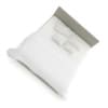 Grey Fabric Bed with Pillows - Image 3