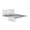 Wooden Bed with White Pillows - Image 4