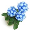 Blue Flower in Stone Pot - Image 3