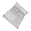 Wooden Bed with White Pillows - Image 2