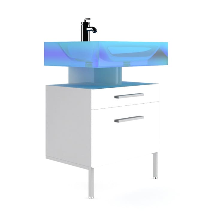 Blue Glass Sink