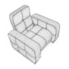 Black Leather Armchair - Image 4
