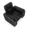 Black Leather Armchair - Image 3