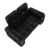 Black Leather Sofa - Image 3