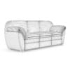 Cream Leather Sofa - Image 2