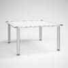 Modern Glass Topped Table - Image 2