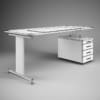 Office Desk Workstation 41 - Image 2