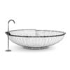 Round Black Bathrube - Image 2