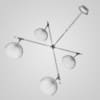 Four-bulb Ceiling Lamp 10 - Image 3