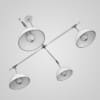 Four-bulb Ceiling Lamp 10 - Image 5