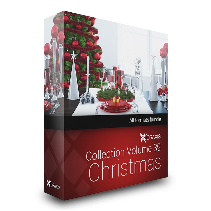 CGAxis Models Volume 39 3D Christmas