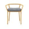 Wooden Chair with Pillow 1