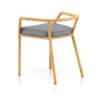 Wooden Chair with Pillow 1
