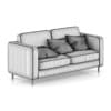 Grey Sofa with Pillows 1