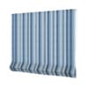 Blue Striped Roman Blinds
