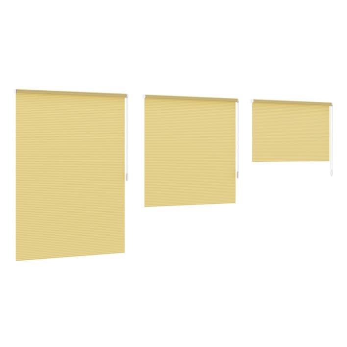 Striped Yellow Blinds