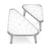 Two Triangle Coffee Tables