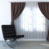 Brown and White Curtains - Image 5