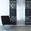 Dark and White Curtains