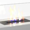 White Gas Fireplace
