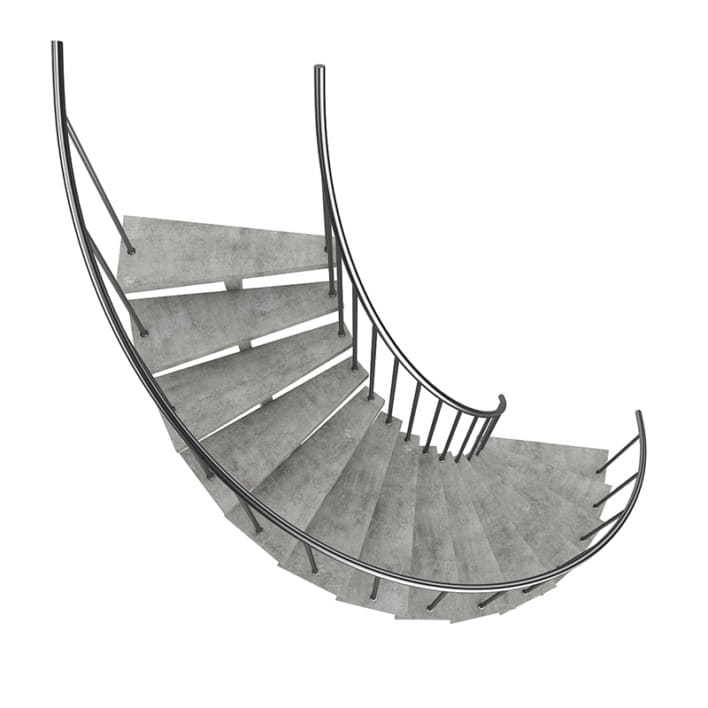 Concrete Spiral Stairs