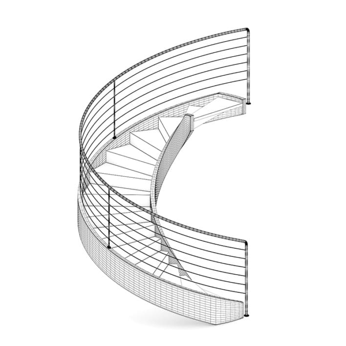 Wooden Spiral Stairs 8