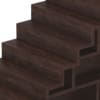 Wooden Stairs with Bookshelf