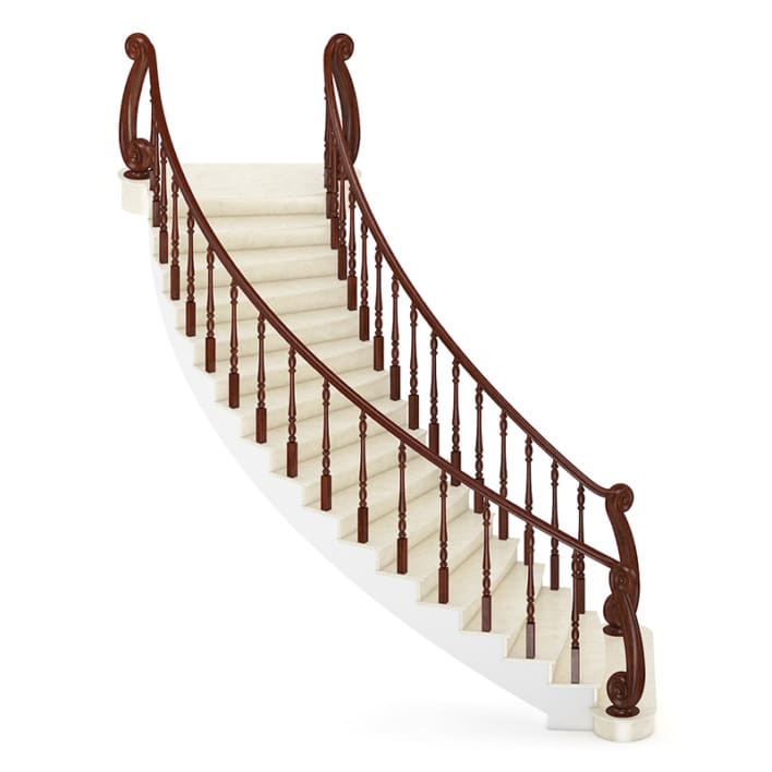 Marble Spiral Stairs