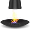 Round Floor Fireplace
