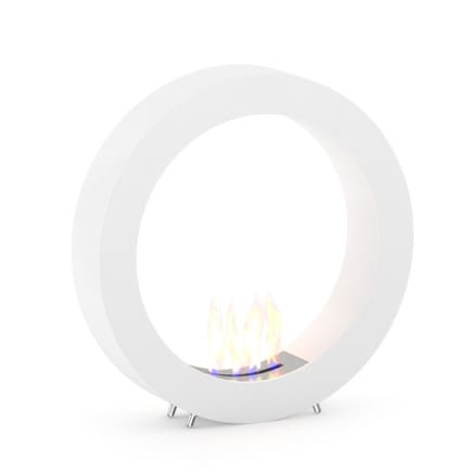 Round Gas Fireplace