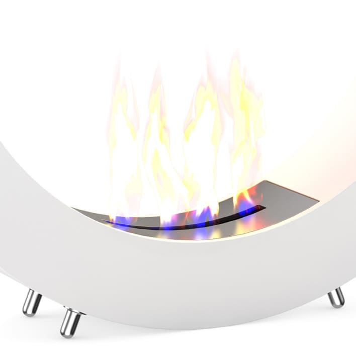 Round Gas Fireplace