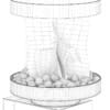 Round Metal Fireplace 4