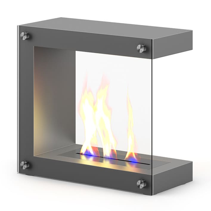 Metal Gas Fireplace