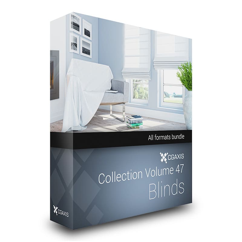CGAxis Models Volume 47 3D Blinds