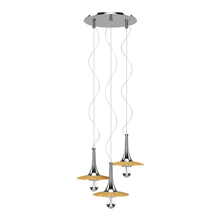 Wicker Ceiling Lamp