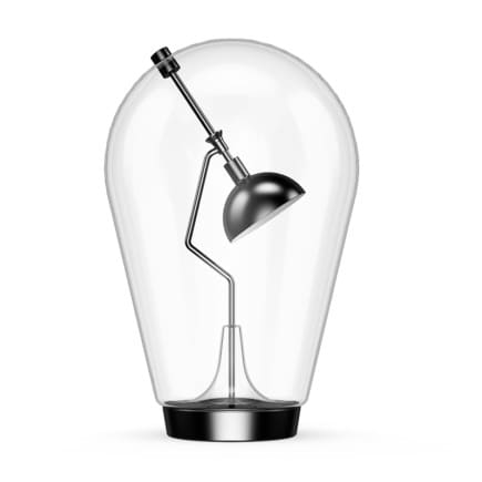 Glass Standing Lamp